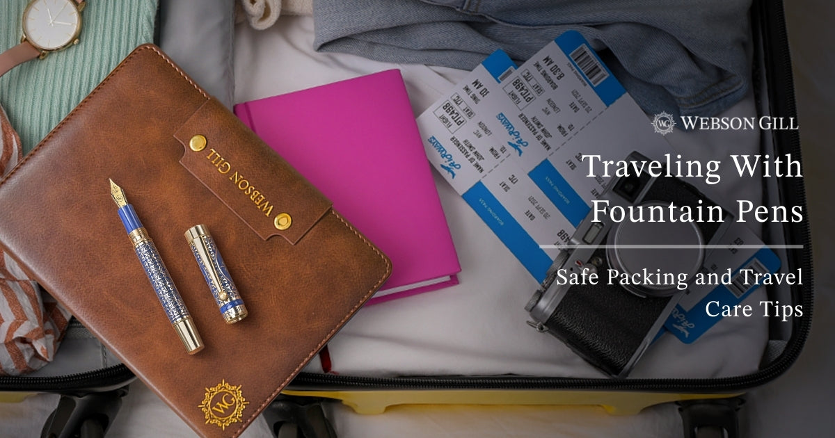 Traveling With Fountain Pens: Safe Packing and Travel Care Tips