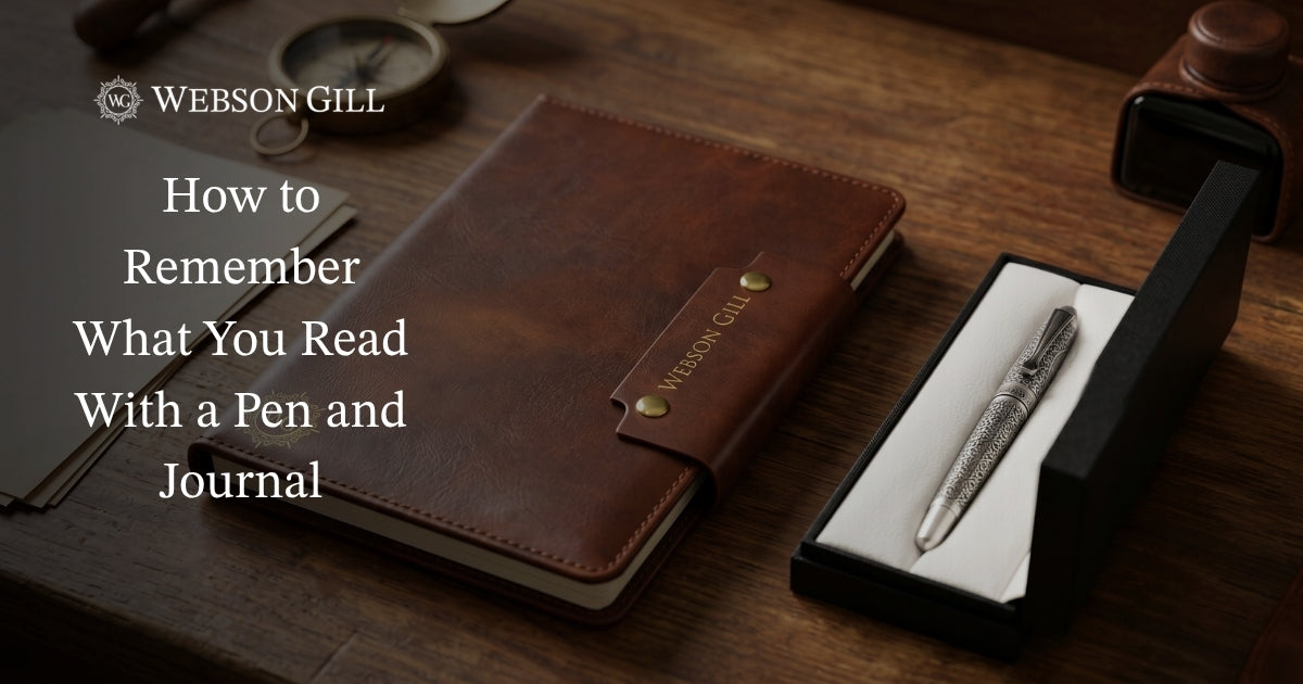 How to Remember What You Read With a Pen and Journal