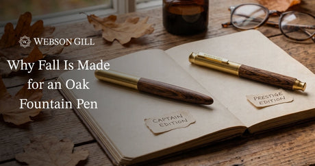 Wood Grain Season: Why Fall Is Made for an Oak Fountain Pen