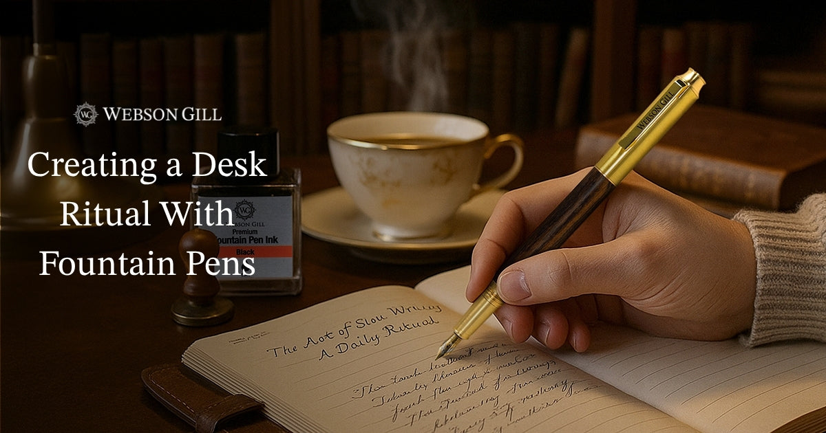 The Art of Slow Writing: Creating a Desk Ritual With Fountain Pens
