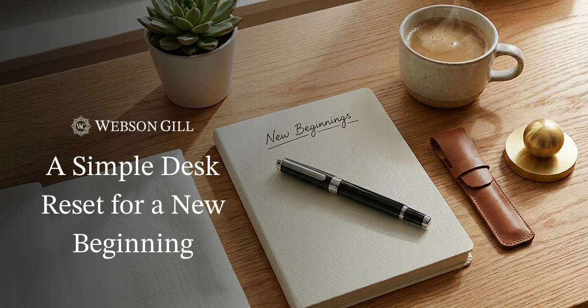 A Simple Desk Reset for a New Beginning