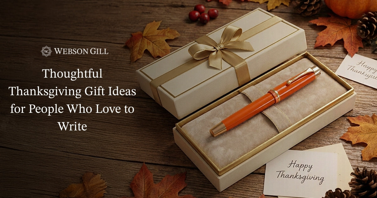Thoughtful Thanksgiving Gift Ideas for People Who Love to Write