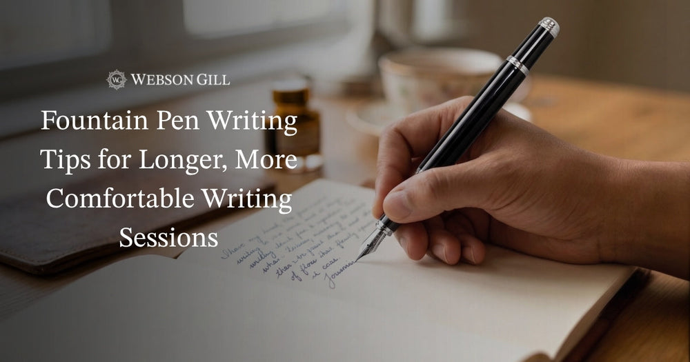 Fountain Pen Writing Tips for Longer, More Comfortable Writing Session ...